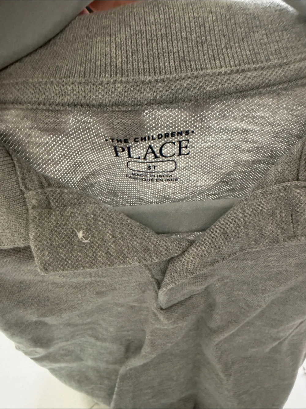 The Children's Place Heather Gray Polo Shirt